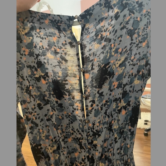 Free People long-sleeve floral romper - Picture 4 of 4